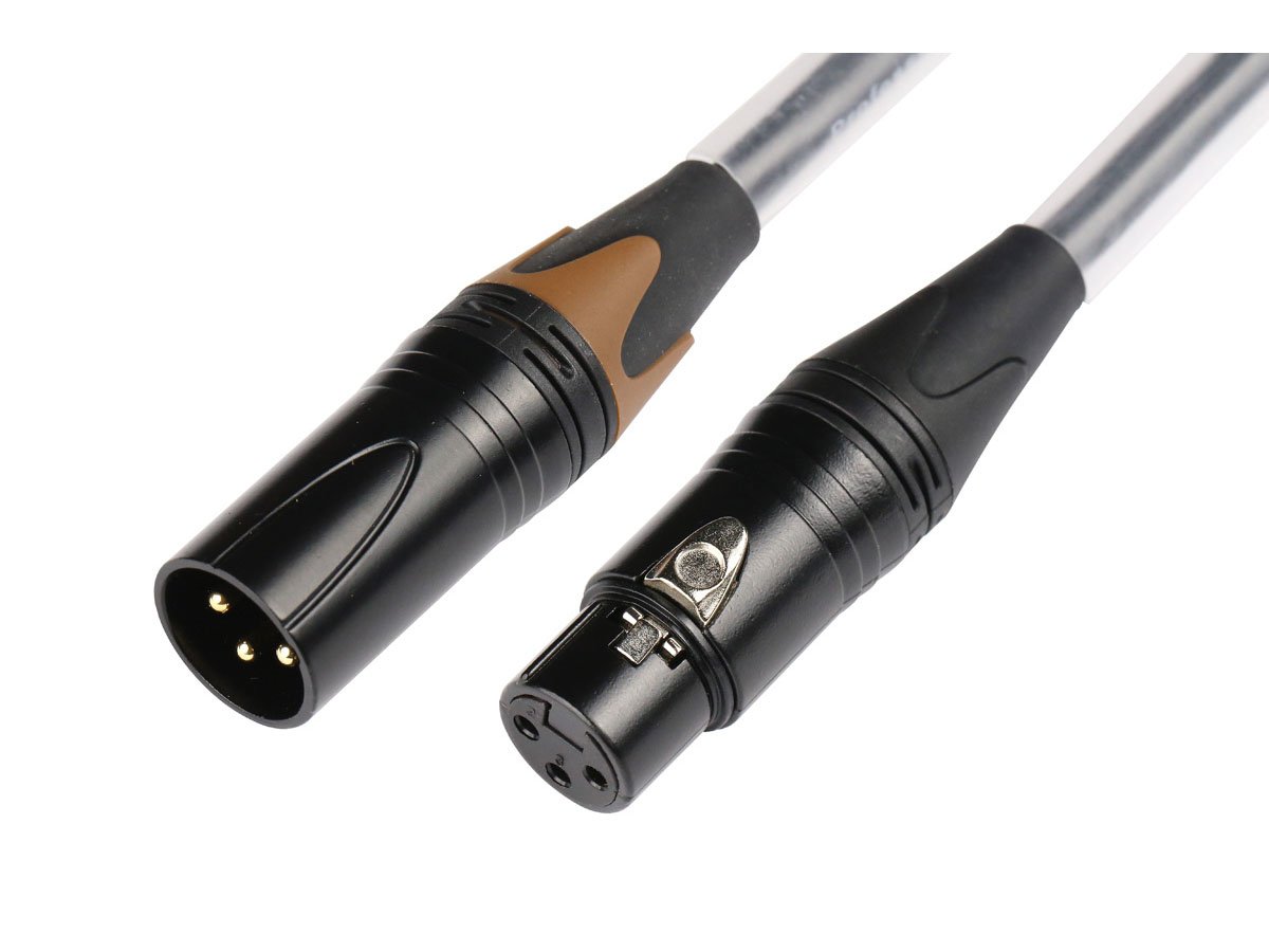 TiGHT AV XLR-mikrofonkabel med brun htte, 1m